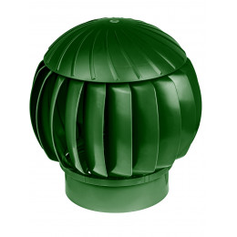 Ротационный дефлектор (турбодефлектор) 160 мм; цвет зеленый